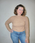 Sweater beige rayado