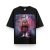 Remera negra con estampa en DTF de Duki Ameri