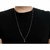 Corrente Veneziana 70cm Masculina Pingente Ancora Prata 925 - comprar online