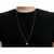 Colar De Prata Masculina 925 70cm Pingente Teatro