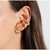 Brinco Piercing Pressão Juliette Bbb21 Folheado Ródio - comprar online