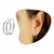 Brinco Argola Masculino Feminino 13mm 925 Garantia