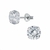 Brinco Masculino Prata 925 Pedra Zirconia 9mm Ped40