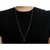 Cordão Masculino De Prata 925 Masculino Veneziana Fina Com C - comprar online