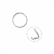 Piercing Nariz Prata 925 8mm Argolinha Unissex
