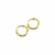 Brinco Masculino Par Argolas Banhado Ouro 18k