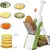 Cortador Fatiador Manual 5 Funções Batata, Vegetais, Verduras, Leguminosas - loja online