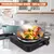 Fogão Elétrico Portátil Cooktop de Mesa 1 Boca Chapa 1000W Preto / Branco - loja online