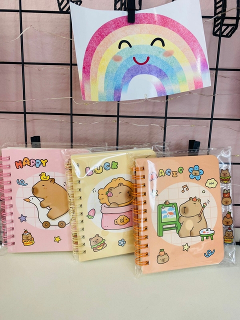 Caderneta Com Divisórias Capivara - comprar online