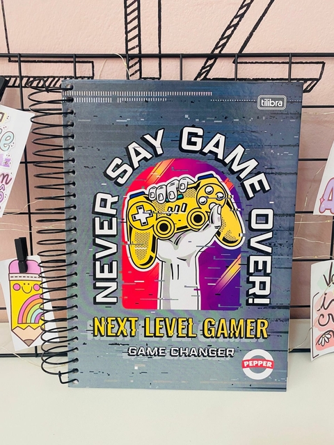 Caderno 20 Matérias Masculino Pepper Tilibra