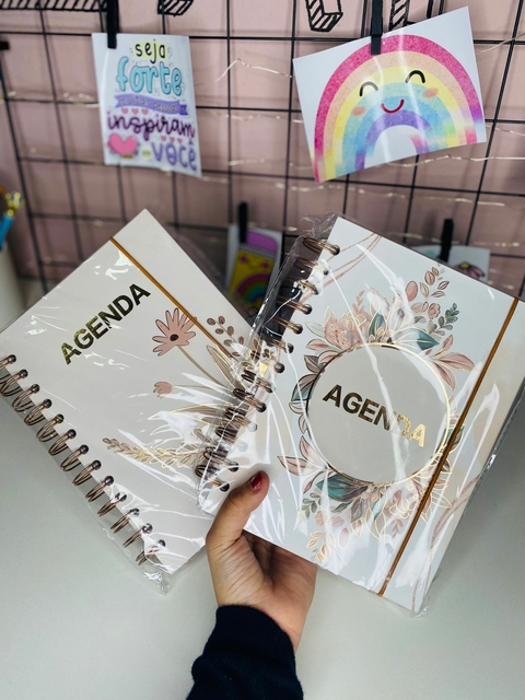 Agenda Permanente Floral Rose - comprar online