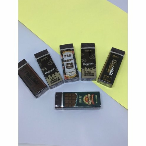 Borracha Com Cheiro De Chocolate Sortidas