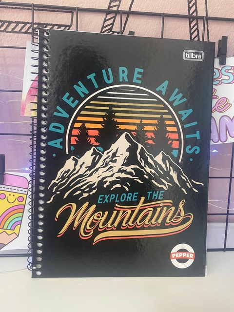 Caderno 1 matéria masculino Pepper