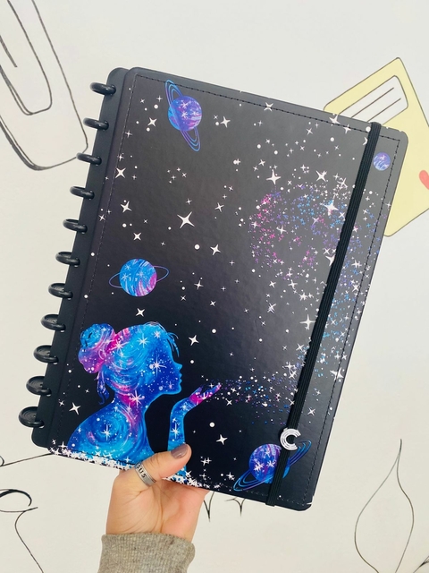 Caderno inteligente grande estrelas