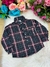 Camisa Junina Xadrez Cinza
