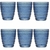 Jogo 6 Copos de Vidro Pérola Luxo 300ml Água Suco 4 cores - comprar online