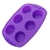 Imagem do Molde Forma de Silicone Gourmet 6 Cavidades Empada Cupcake Sobremesa