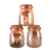 Pote Para Mantimentos de Vidro C/ Tampa de Rolha Decoração Lembrancinha Vários Tamanhos - comprar online