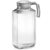 Jarra De Vidro Com Bico Alça Para Servir Jumbo Suco Água 1,800ml Com Tampa