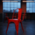 Silla Tolix de Metal Reforzada Roja en internet