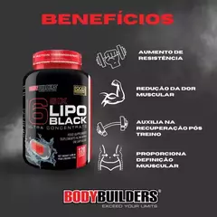 Termogênico 6 Six Lipo Black Ultra 120 Cáps - Queima Gordura Bodybuilders! na internet
