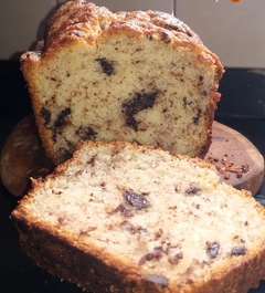 Budín Banana con trocitos de chocolate
