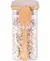 POTE DE VIDRO HERMÉTICO COM TAMPA DE BAMBU COM COLHER 350ML