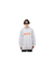 BALENCIAGA METAL LOGO HOODIE GREY - comprar online