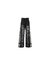 WHO DECIDEES WAR EMBROIDERED LOGO JEAN BLACK - comprar online