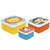 KIT 3 POTINHOS ANIMAL FUN