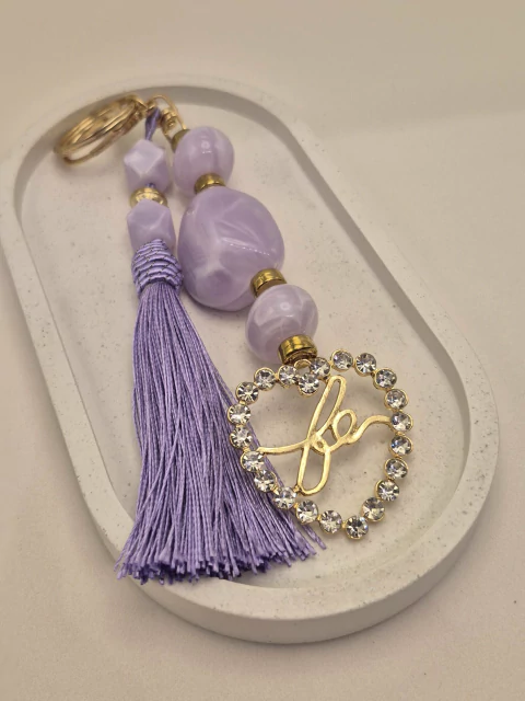 Chaveiro Fé com Pompom - Gesto de Amor e Fé Brasil