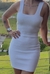 Vestido Branco Tricô na internet