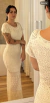 Vestido Longo em Renda Creme Sereia na internet