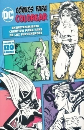 COMICS PARA COLOREAR HEROINAS