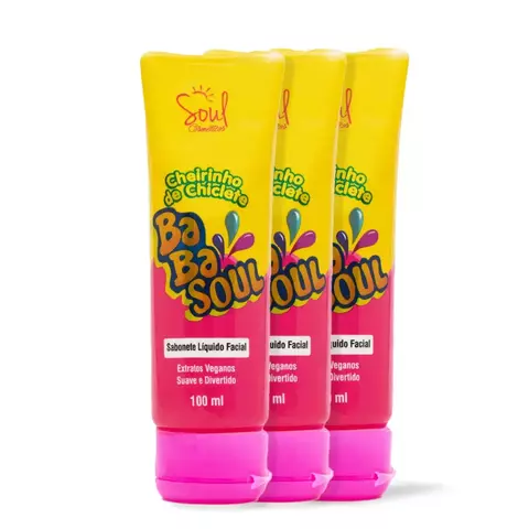 Sabonete Facial Tutti Frutti Vegano - BabaSoul - 100ml