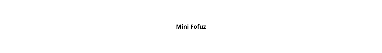 Banner da categoria Mini Fofuz Articuláveis