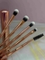KIT BROCHAS OJOS METALICAS ORO ROSA REF 199 en internet