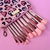 KIT BROCHAS ANIMAL PRINT ROSADO REF: 19 - comprar en línea