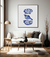 Imagem do Quadro Conchas Blue