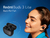 Auriculares Inalambricos Xiaomi Redmi Buds 3 Lite Negro - BELMONT RELOJERIA