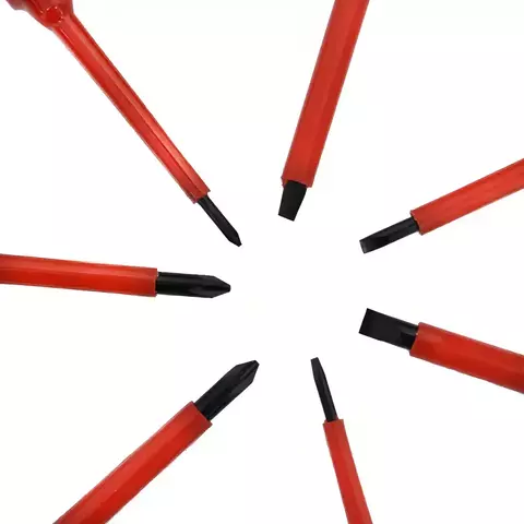 CHAVE DE FENDA/PHILIPS ISOLADA (JG) 7 PÇS LEE TOOLS