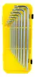 CHAVE TORX L (JG 9 PÇS) T10 A T50 EXTRA LONGA 08038 TITANIUM - Casa da Manutenção