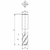 FRESA TOPO SEMELHANTE D844N - P 12,7 - 1/2" - INDULINE - comprar online