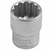 SOQUETE ESTR. C - 1/2X16 - D19 GEDORE