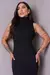 Vestido Longo com Gola - Preto - Use Copacabana