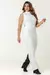 Vestido Longo com Gola - Branco - Use Copacabana