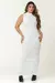 Vestido Longo com Gola - Branco - comprar online