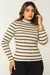 Blusa Cacharrel Listrada - Bege - Use Copacabana