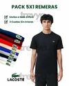 ¡PROMO LACOSTE 5X1! Remera lisa Lacoste + 4 DE REGALO!