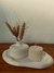 Florero chato de Yeso - comprar online